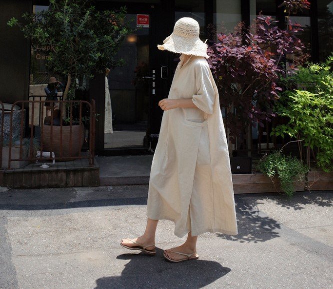 ワンピース 半袖 無地 スリム 春夏 カジュアル Vネック 春 夏 膝上 シンプル ロング