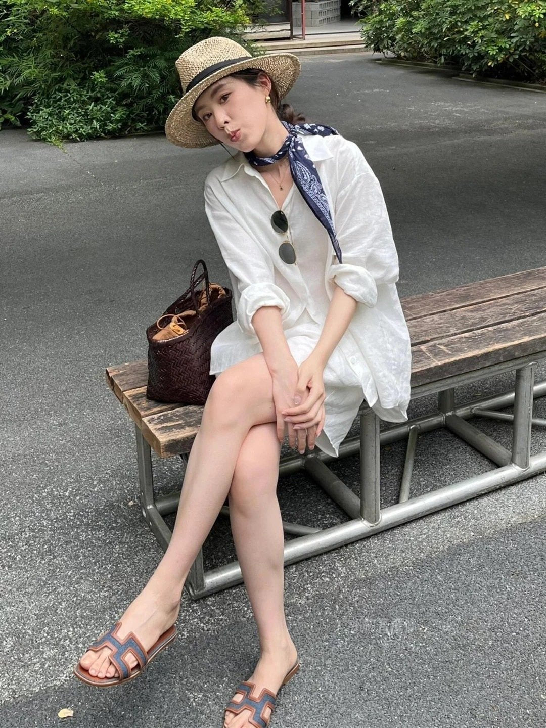 レディース シャツ パンツ 長袖 無地 ゆったり コットン 綿 リネン 春夏 きれいめ 通勤 体型カバー 前開き 春 ショート 夏 ショートパンツ シンプル 切り替えデザイン 襟付き 麻 レギュラー ボタン