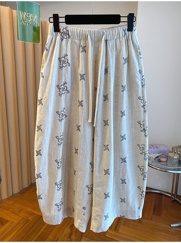 レディース パンツ ゆったり ワイド リネン デニム 春夏 きれいめ レトロ 通勤 着回し 春 夏 ワイドパンツ 薄手 都会的
