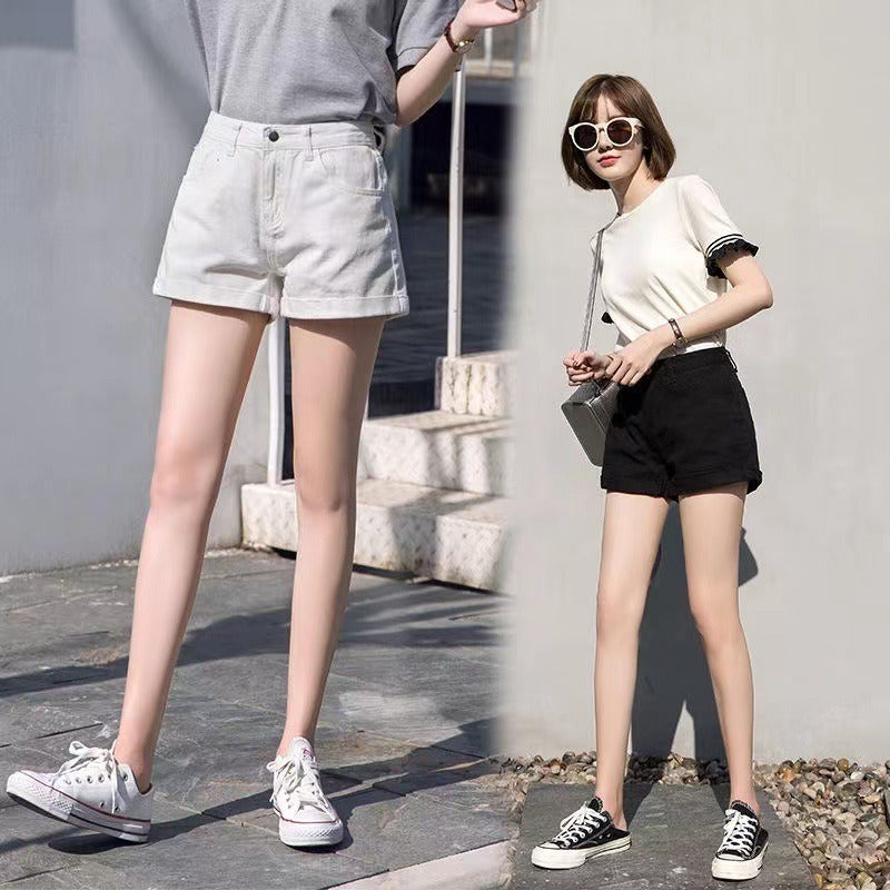 レディース パンツ デニム ショートパンツ デニムパンツ ショート Aライン ポケット ハイウエスト ブルーデニム かわいい シンプル カジュアル おしゃれ スポーティー ガーリー カレッジ風 学生風 アクティブ 無地 春 夏 学生 学校 通学 デート お出かけ アウトドア キャンプ イベント リゾート 旅行 海 プール ビーチ 公園 休日 バカンス ショッピング 脚長 普段使い 着回し ロールアップ モテ 流行 定番 S M L XL 2XL 3XL 大きいサイズ 白 黒 ブルー ライトブルー