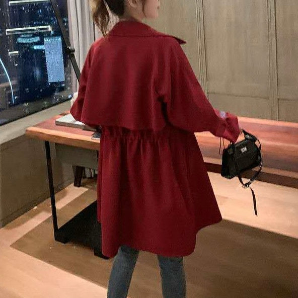レディース コート アウター 上着 ミディアム トレンチ 長袖 Vネック 襟付き 角襟 ダブルカラー ベルト ウエストマーク ウエストリボン ポケット ハイウエスト 前開き コンサバ 上品 クール エレガント フォーマル かっちり クラシカル シック 無地 春 秋 成人式 入学式 入園式 卒業式 卒園式 謝恩会 結婚式 ロングシーズン シーズンレス 発表会 オフィス ビジネス OL 通勤 普段使い 定番 S M L XL 2XL 3XL 黒 ブラック オフホワイト ベージュ 緑 グリーン ライトグリーン