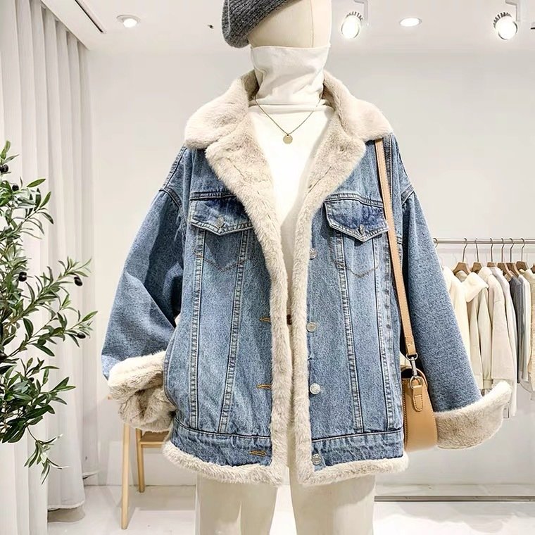 レディース コート 長袖 ゆったり デニム 秋冬 秋 体型カバー 膝丈 冬 襟付き