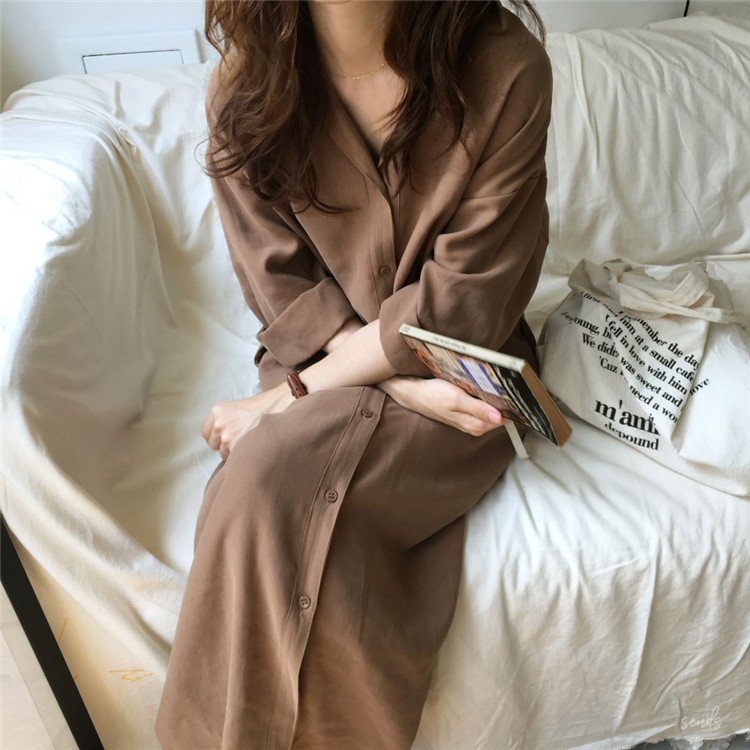 レディース シャツ カーディガン 長袖 無地 春 春夏 前開き シンプル ロング