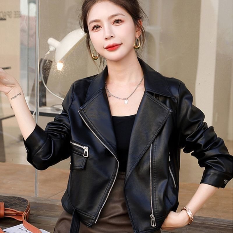 レディース ジャケット 長袖 春夏 カジュアル きれいめ 春 ショート 夏 秋 上品 レザー タイ ストレッチ アウター レザージャケット テーラードジャケット