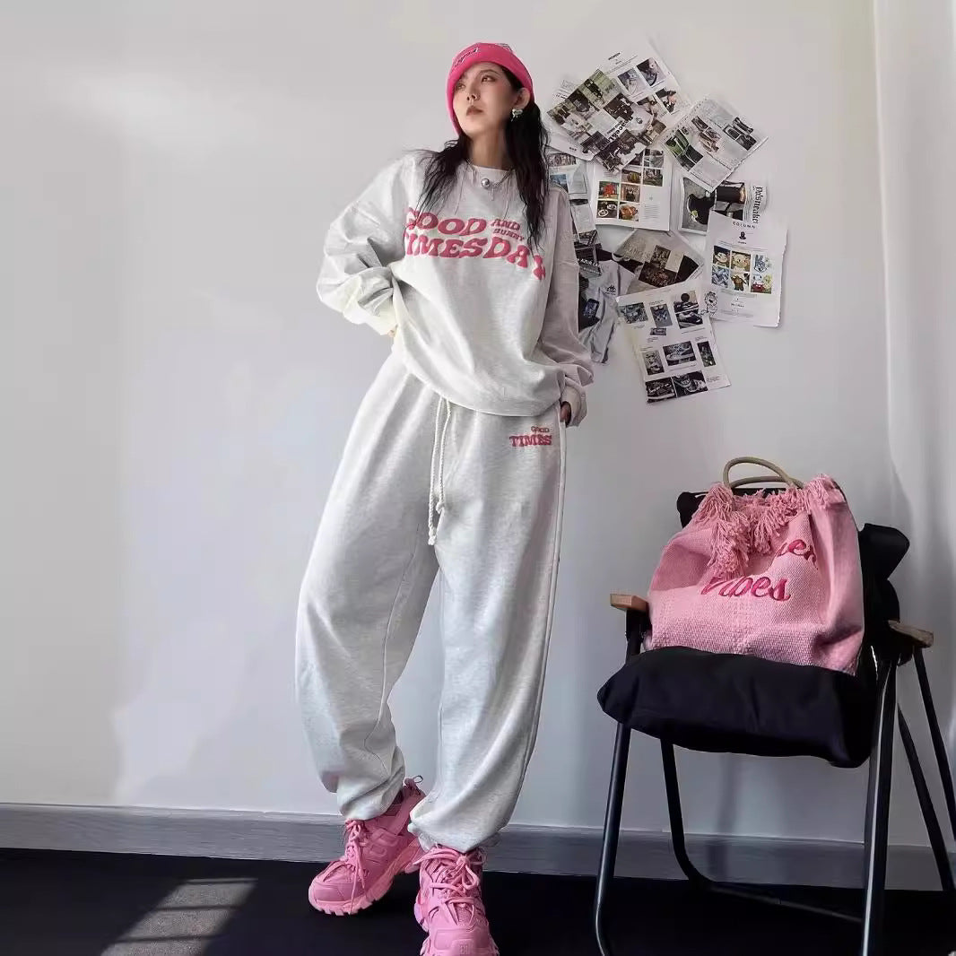 レディース トップス パンツ ボトムス ルームウェア スウェット 部屋着 長袖 シンプル カジュアル 上品 おしゃれ かっこいい こなれ感 ラフ ボーイッシュ スポーティー ルーズ クール 無地 春 秋 冬 ママ ジム 休日 お家時間 コーデ 楽ちん 普段使い 着回し 定番 M L XL 2XL グレー かっこいい こなれ感 ラフ スポーティー ルーズ 個性的 クール 抜け感 ラブリー キュート 学生風 ナチュラル 春 夏 秋 冬 オールシーズン 男女兼用 ママ 学生 ガーデン ショッピング 韓国