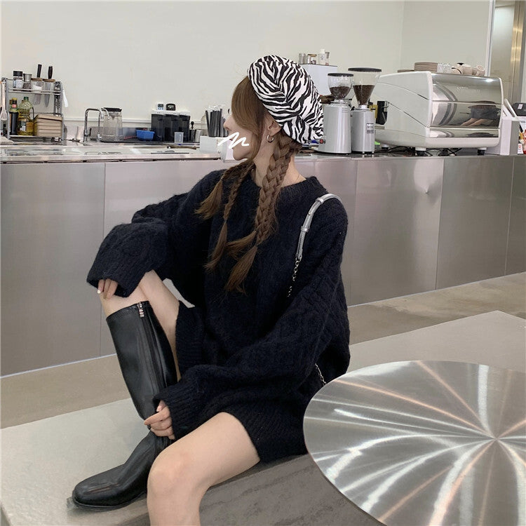レディース トップス ニット セーター ロング 長袖 ドロップショルダー ラウンドネック ワイド ストレート オーバーサイズ 大人可愛い おしゃれ かっこいい こなれ感 ラフ 個性的 主役級 存在感 無地 秋 冬 ロングシーズン ママ デート お出かけ お泊まり 旅行 ジム 公園 女子会 韓国 オルチャン 楽ちん 体型カバー 普段使い インスタ映え S M L XL 2XL 3XL 大きいサイズ ゆったり ゆる 白 ホワイト 黒 ブラック グレー ライトグレー レッド ワインレッド