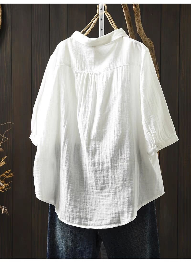 シャツ トップス 半袖 無地 ゆったり 春夏 カジュアル きれいめ 通勤 夏服 前開き 春 夏 シンプル 薄手 襟付き ベーシック レギュラー ボタン ポリエステル