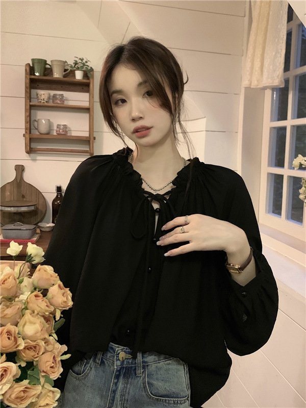 レディース シャツ トップス 長袖 無地 ゆったり スリム 春夏 きれいめ 体型カバー 前開き 春 夏 シンプル 上品 シフォン 薄手 プルオーバー ストレッチ レギュラー