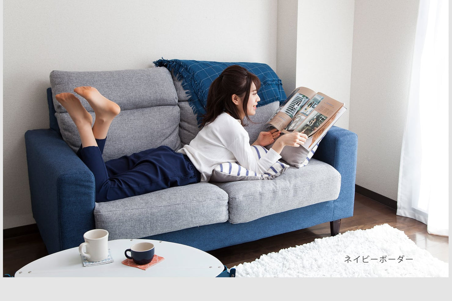 TOMARU CUSHION COVER ボーダー