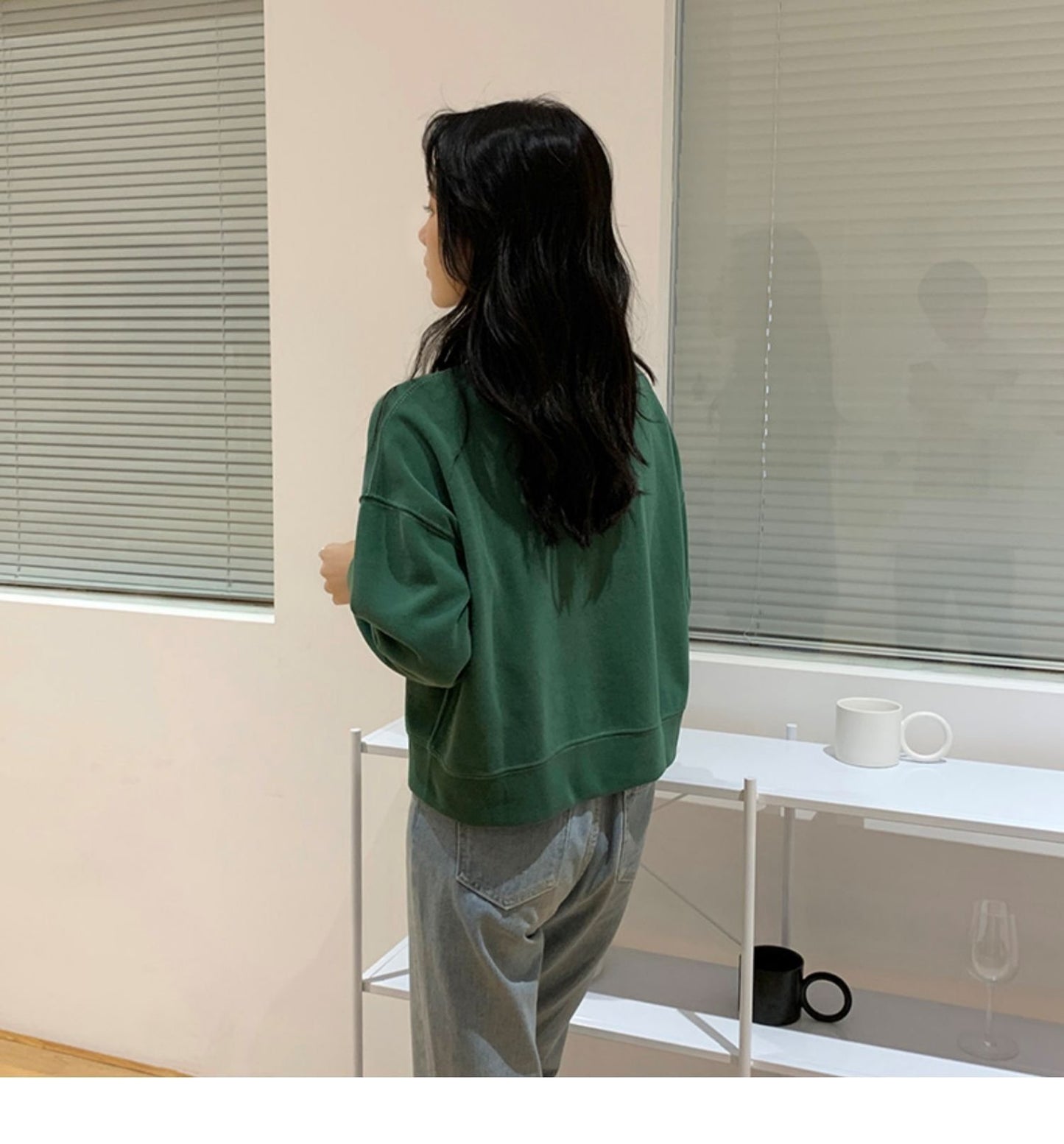 レディース トップス 長袖 ゆったり コットン 綿 春 秋冬 カジュアル 春夏 ショート ラウンドネック 秋 冬 裏起毛 プルオーバー タイ
