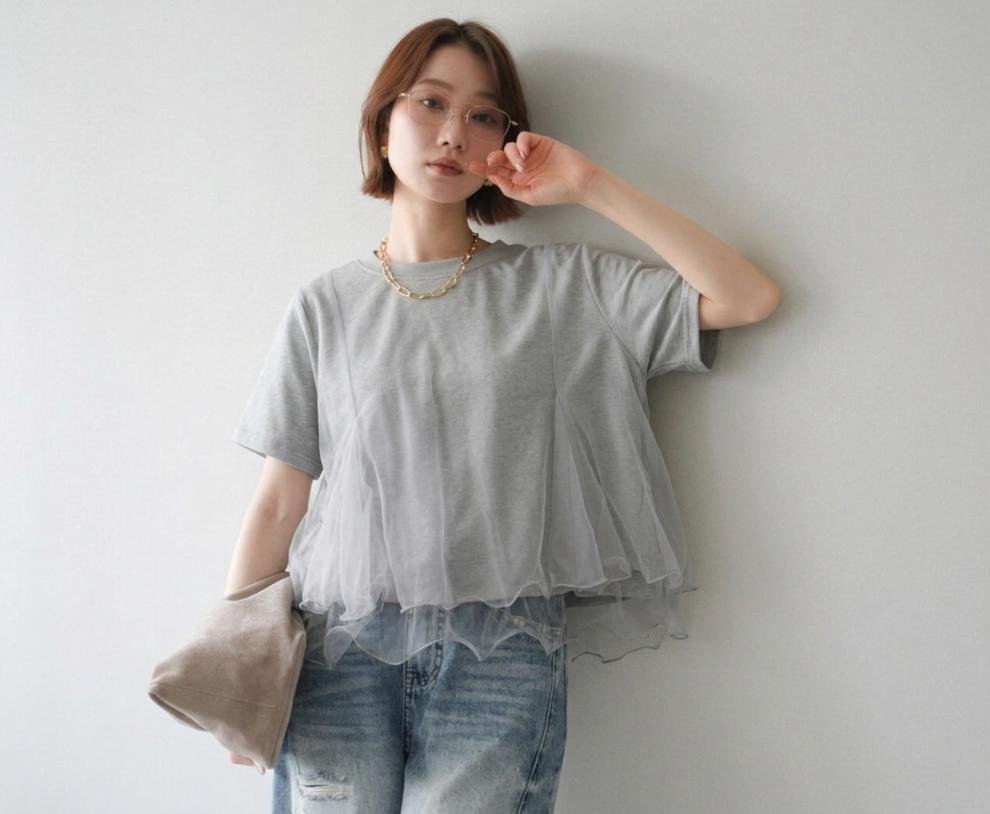 レディース トップス Tシャツ 半袖 無地 春夏 レトロ 通勤 春 重ね着 夏 シンプル シャツ 丸首