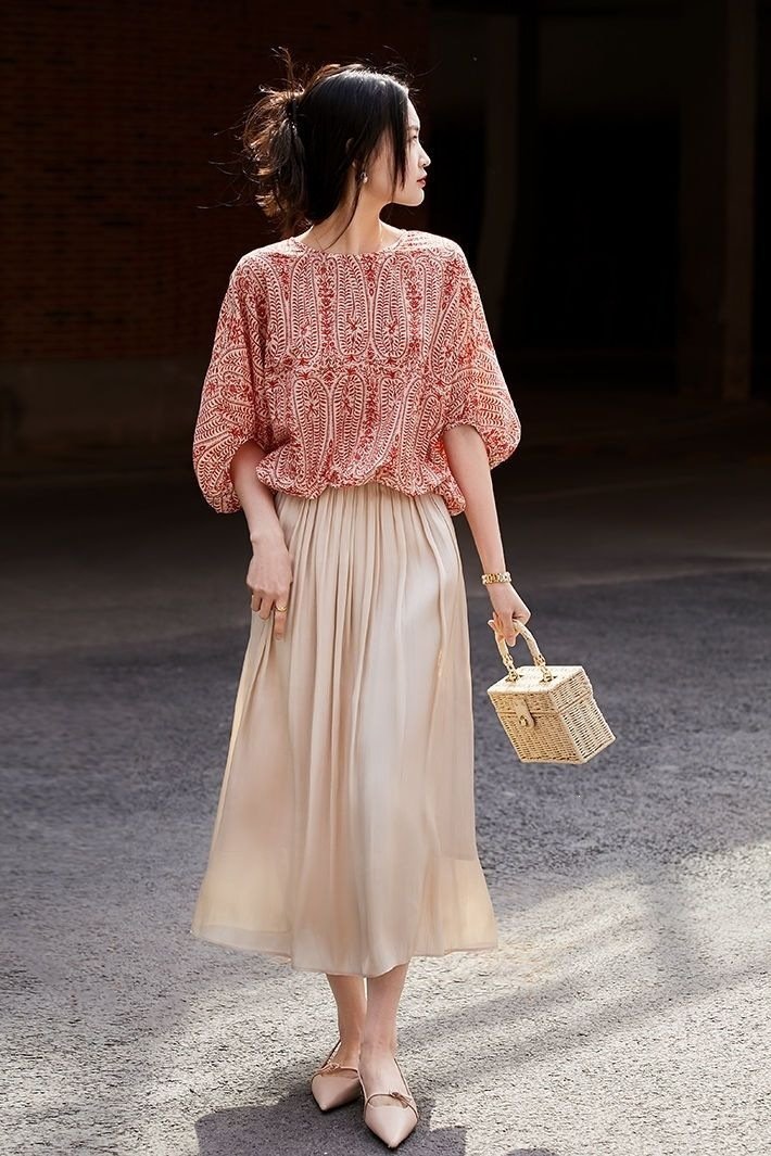 レディース シャツ トップス 花柄 コットン 綿 春夏 きれいめ 通勤 おしゃれ 前開き 春 夏 ラウンドネック フラワー リボン プルオーバー レギュラー ポリエステル