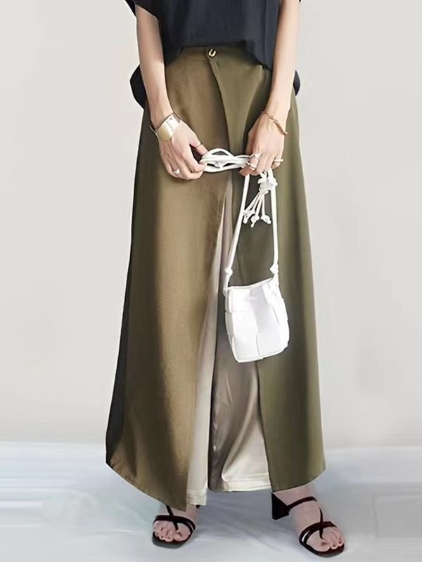 レディース トップス パンツ ボーダー ストライプ ワイド 春夏 きれいめ 春 夏 上品 ワイドパンツ 切り替えデザイン セットアップ ポリエステル
