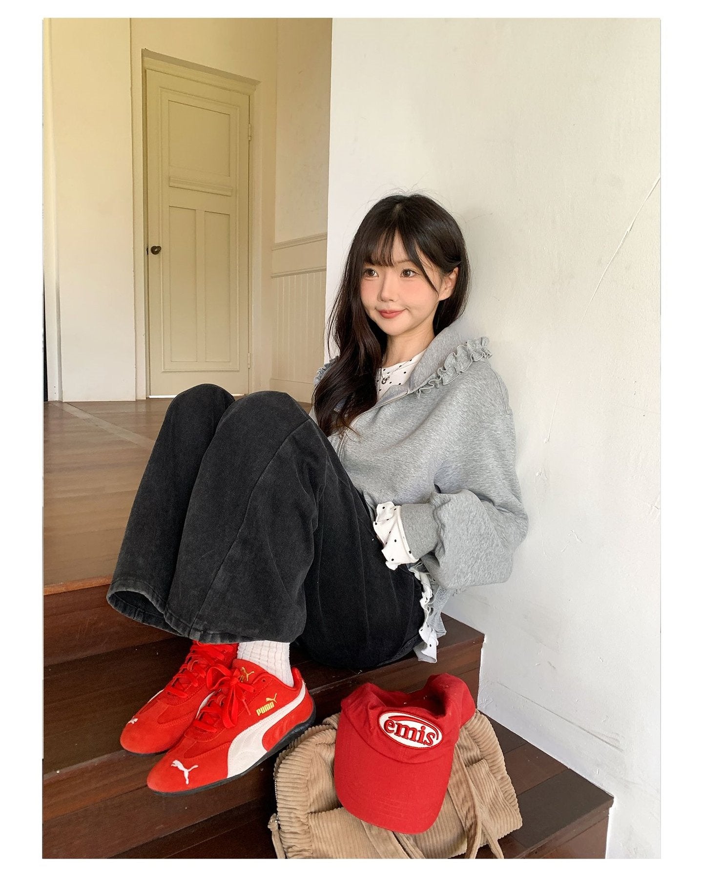 レディース トップス パーカー 長袖 無地 ゆったり 春夏 きれいめ 体型カバー 春 ショート 夏 シンプル 上品 フリル ラフ ピンク フード