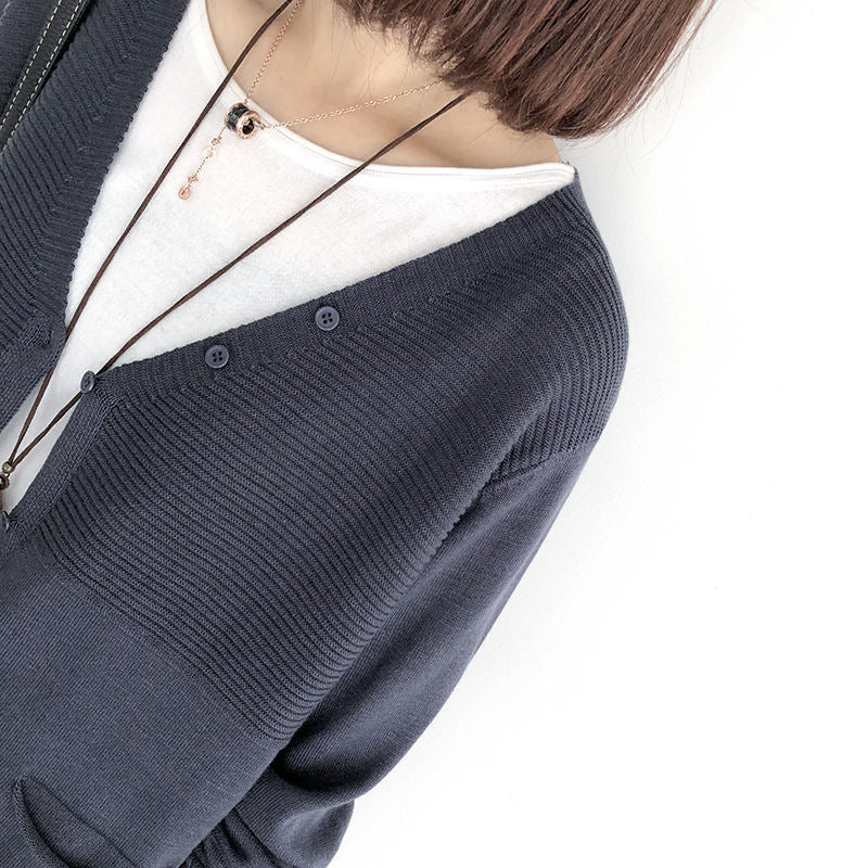 レディース トップス ニット カーディガン 羽織 前開き 長袖 Vネック ストレート Iライン ファスナー 2way ボタン 薄手 大人可愛い きれいめ シンプル 上品 おしゃれ こなれ感 個性的 エレガント 主役級 存在感 抜け感 都会的 無地 春 秋 ロングシーズン ママ デート お出かけ 旅行 公園 女子会 韓国 オルチャン 楽ちん 暖かい 防寒 体型カバー 普段使い 着回し モテ トレンド 流行 インスタ映え ゆったり ゆる フリーサイズ 黒 ブラック 茶色 ブラウン 黄色 イエロー