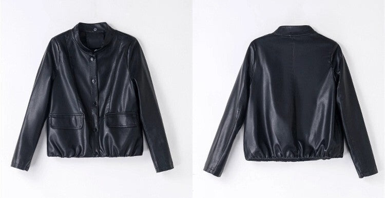 レディース ジャケット 上着 レザージャケット PU ショート丈 ショート ショートレザージャケット PUレザージャケット クロップド クロップドジャケット ショート 長袖 襟なし ノーカラー タイト スリム 細身 ポケット 前開き かわいい 大人可愛い きれいめ シンプル カジュアル おしゃれ かっこいい こなれ感 ラフ 主役級 存在感 抜け感 シック 無地 春 秋 デート お出かけ 女子会 休日 カフェ 重ね着 レイヤード スタイリッシュ スタイルアップ M L XL 2XL オレンジ ブラック
