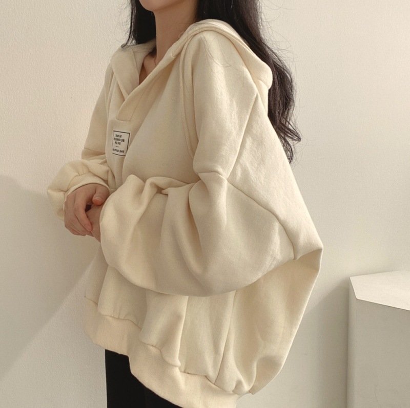 レディース パーカー 長袖 ゆったり 春 秋冬 カジュアル 体型カバー 秋 冬 学生 カップル プルオーバー スウェット フード
