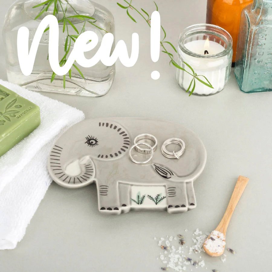 トレイ Hannah Turner Trinket Dish 動物