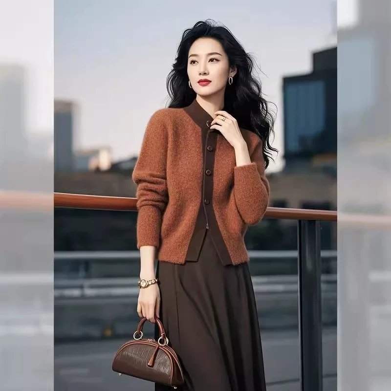 レディース ニット カーディガン コート 長袖 ゆったり 春夏 春 ショート 夏 膝丈 秋 セーター フード