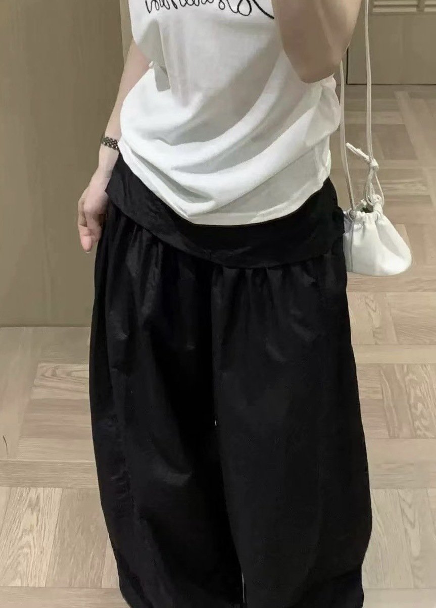 レディース パンツ ゆったり ワイド 春夏 カジュアル 春 2WAY 夏 ロング ブラウン ロングパンツ ハイウエスト 都会的 ポリエステル