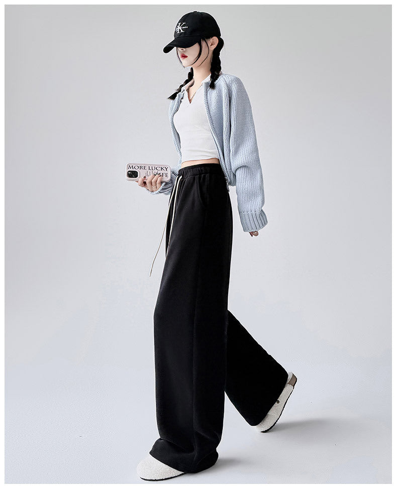 レディース パンツ ボトムス 裏起毛 ロングパンツ ワイドパンツ ロング ワイド ストレート ストリート ハイウエスト ウエストゴム ドロスト アメカジ かわいい 大人可愛い シンプル カジュアル おしゃれ こなれ感 ボーイッシュ ルーズ 抜け感 ベーシック 無地 秋 冬 ママ 学生 学校 通学 デート お出かけ アウトドア イベント 旅行 公園 女子会 休日 ライブ コンパ カフェ 韓国 コーデ 防寒 体型カバー 脚長 普段使い 着回し M L XL ホワイト ブラック ブラウン グレー ピンク レッド