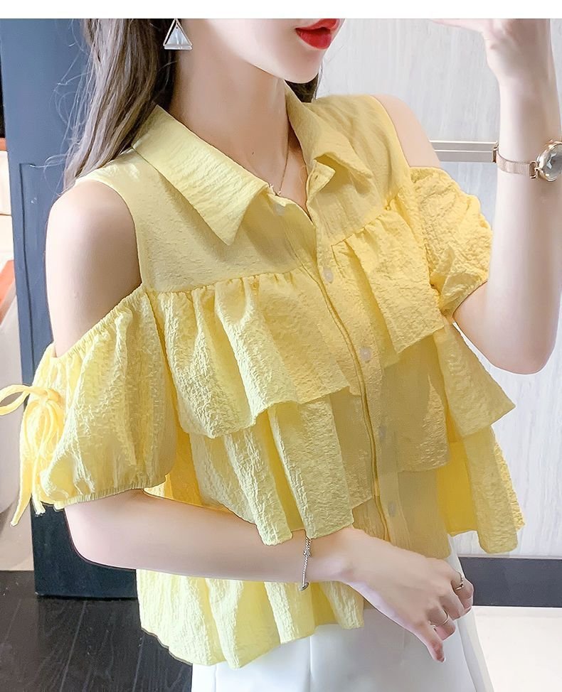 レディース シャツ 半袖 ゆったり 春夏 前開き プリーツ 春 夏 膝丈 ポリエステル