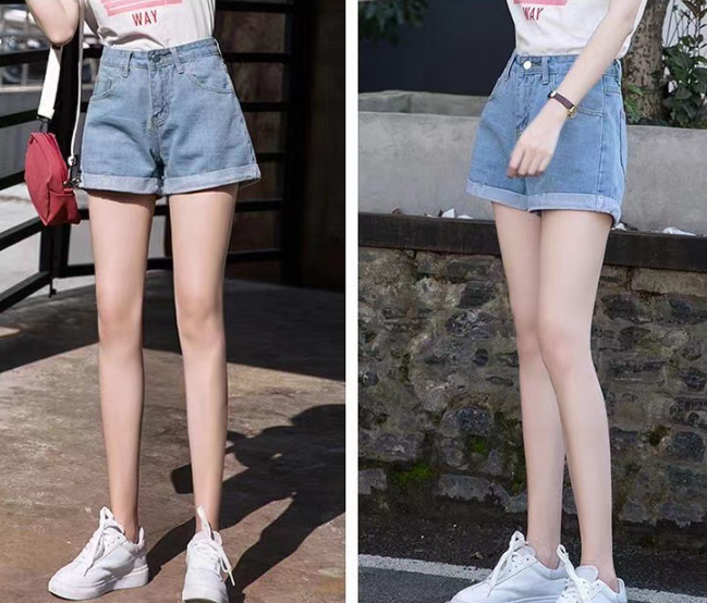 レディース パンツ デニム ショートパンツ デニムパンツ ショート Aライン ポケット ハイウエスト ブルーデニム かわいい シンプル カジュアル おしゃれ スポーティー ガーリー カレッジ風 学生風 アクティブ 無地 春 夏 学生 学校 通学 デート お出かけ アウトドア キャンプ イベント リゾート 旅行 海 プール ビーチ 公園 休日 バカンス ショッピング 脚長 普段使い 着回し ロールアップ モテ 流行 定番 S M L XL 2XL 3XL 大きいサイズ 白 黒 ブルー ライトブルー