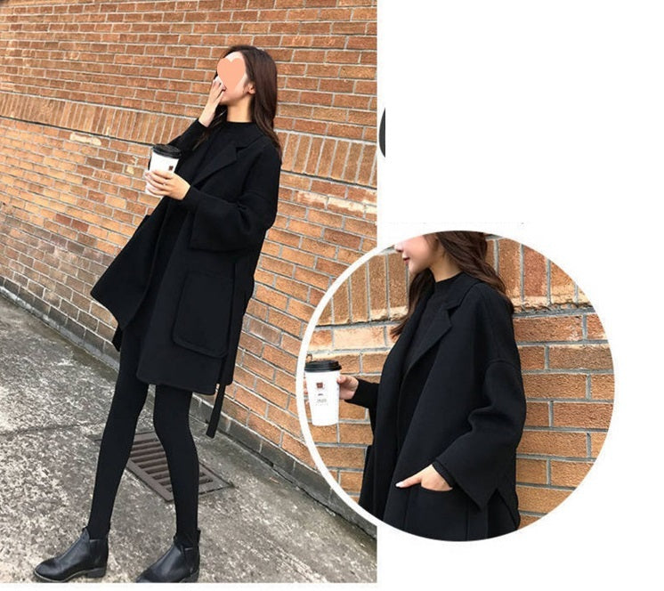 レディース コート 上着 羽織 前開き ロングコート ショート 長袖 ストレート Iライン ベルト ウエストマーク ポケット 2way 大人可愛い きれいめ シンプル 上品 おしゃれ こなれ感 個性的 エレガント 主役級 存在感 都会的 無地 秋 冬 ロングシーズン ママ 通勤 通学 デート お出かけ 旅行 女子会 韓国 オルチャン 暖かい 防寒 体型カバー 普段使い 着回し モテ トレンド 流行 インスタ映え S M L XL 2XL ゆったり ゆる 黒 ブラック