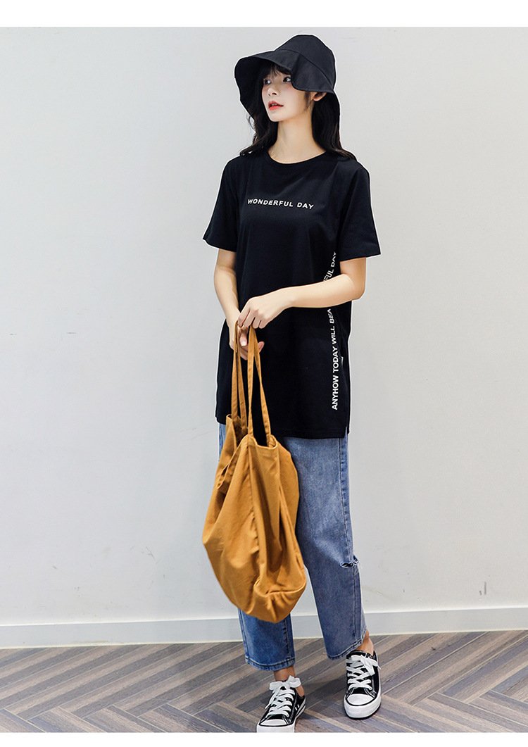 レディース Tシャツ 半袖 プリント ゆったり 春夏 カジュアル 春 夏 ラウンドネック シャツ ミディアム