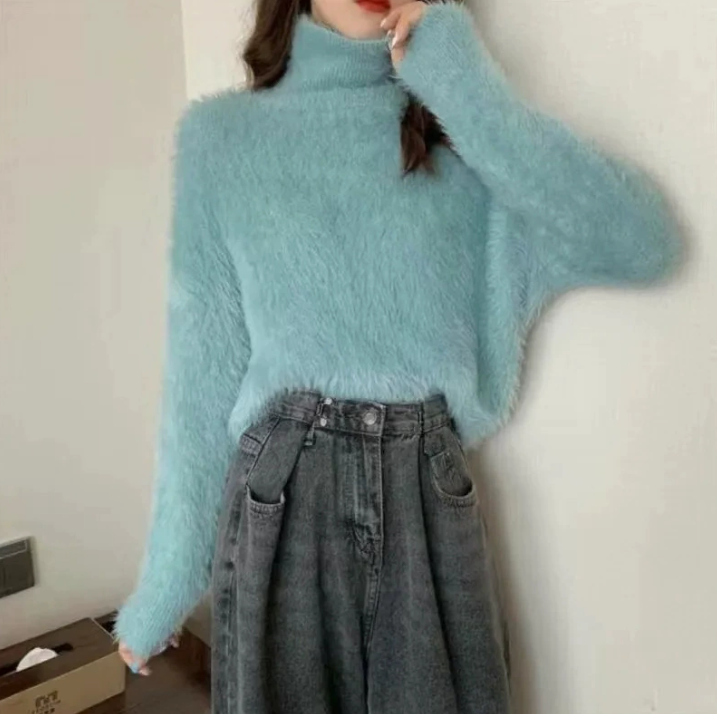 レディース トップス ニット 長袖 タートルネック フェミニン フリル ポケット リブ かわいい 大人可愛い きれいめ シンプル カジュアル 上品 おしゃれ エレガント 主役級 存在感 無地 秋 冬 デート お出かけ お泊まり パーティー イベント リゾート 旅行 レストラン 女子会 休日 バカンス ホテル ショッピング 合コン カフェ 婚活 韓国 オルチャン 体型カバー 美脚 脚長 普段使い モテ インスタ映え フリーサイズ 白 ホワイト 黒 ブラック ピンク 水色 ブルー