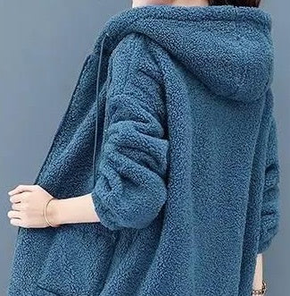 レディース ジャケット パーカー フリース アウター 上着 ロング 長袖 フード フェミニン ストリート もこもこ ふわふわ ふっくら ファスナー ポケット ハイウエスト 前開き ヴィンテージ アメカジ かわいい 大人可愛い シンプル カジュアル おしゃれ マニッシュ スポーティー 無地 秋 冬 アウトドア キャンプ 暖かい 防寒 普段使い 着回し 定番 M L XL 2XL 3XL 4XL 小さいサイズ 大きいサイズ ビッグ ゆったり ゆる 黒 ブラック 紫 ブラウン ベージュ ブルー レッド 赤 青