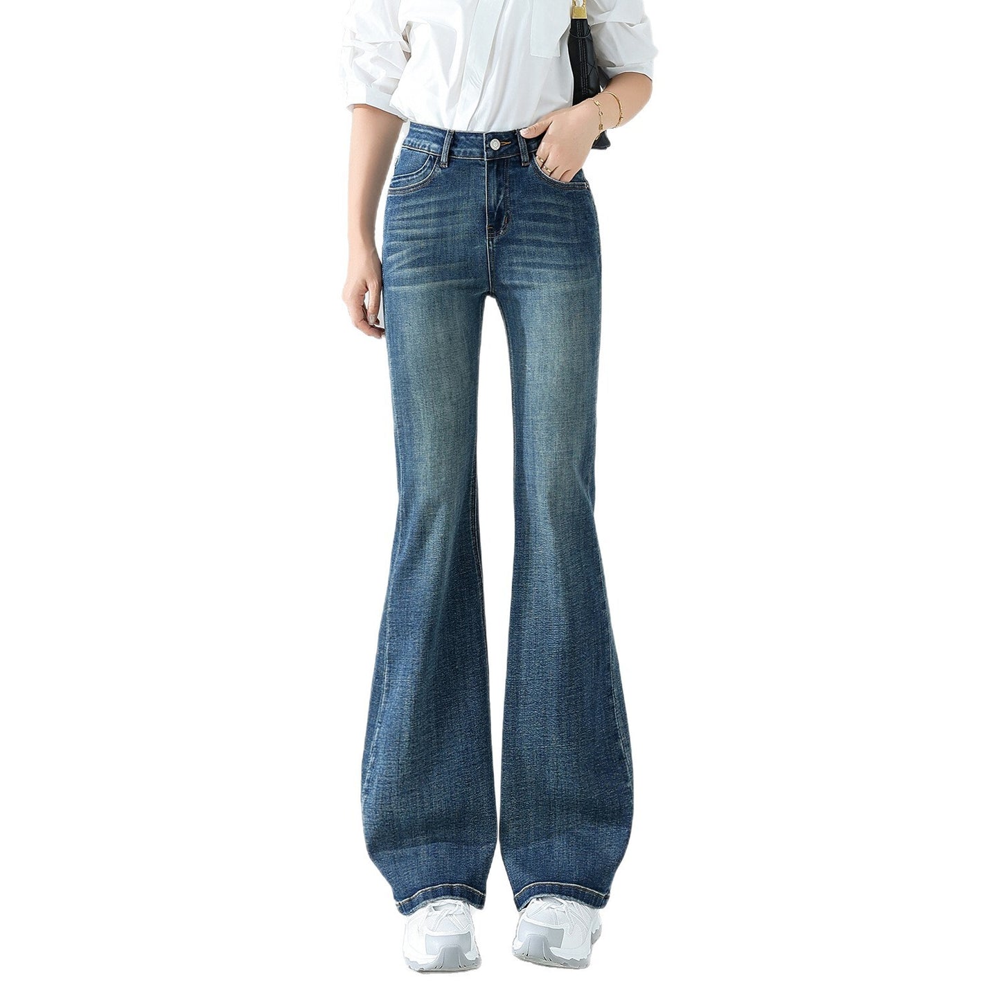 レディース パンツ ボトムス フレア ロングパンツ ロング フレア 裾ワイド ファスナー ポケット ハイウエスト ボタン デニム ブルーデニム 大人可愛い きれいめ シンプル カジュアル おしゃれ かっこいい こなれ感 個性的 クール 主役級 存在感 都会的 無地 春 夏 秋 冬 オールシーズン ママ 通勤 学校 通学 デート お出かけ 旅行 合コン 韓国 オルチャン 美脚 脚長 普段使い 着回し インスタ映え S M L XL 2XL 大きいサイズ ブルー