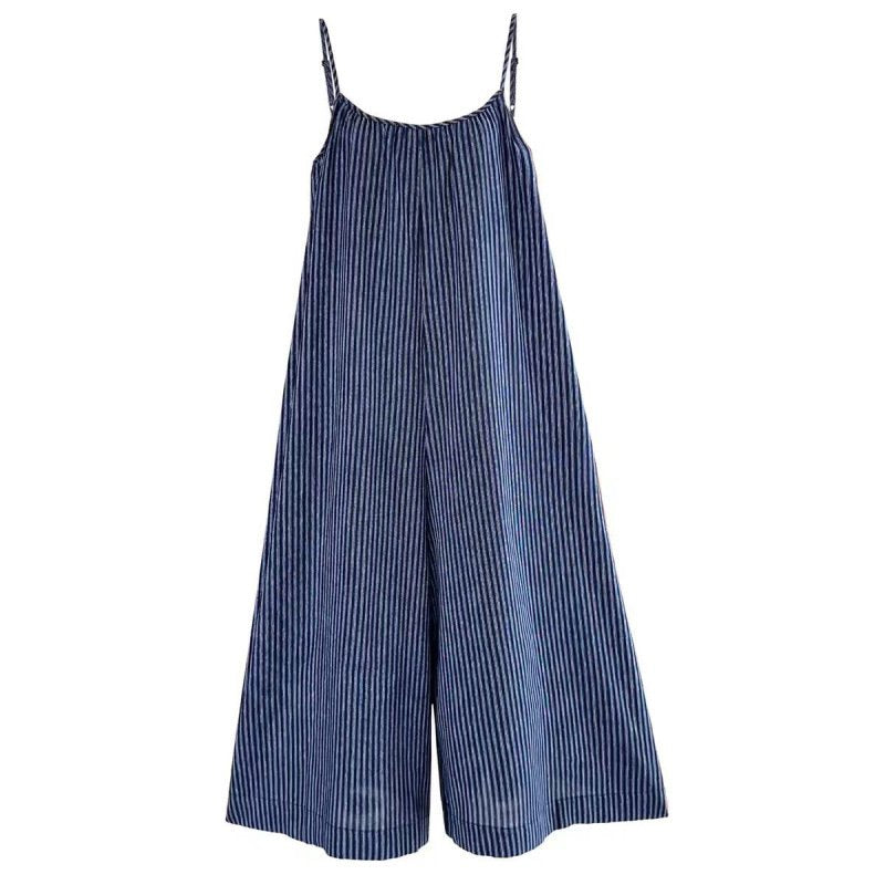 パンツ ボーダー ストライプ ゆったり 春夏 カジュアル きれいめ レトロ 春 夏 上品 ポリエステル 細見え