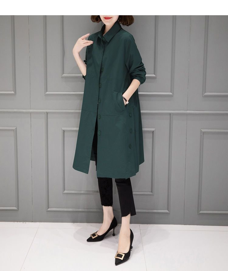 レディース シャツ トップス コート 長袖 無地 春夏 きれいめ 韓国風 前開き 春 夏 膝丈 秋 ジャケット 上品 襟付き ストレッチ