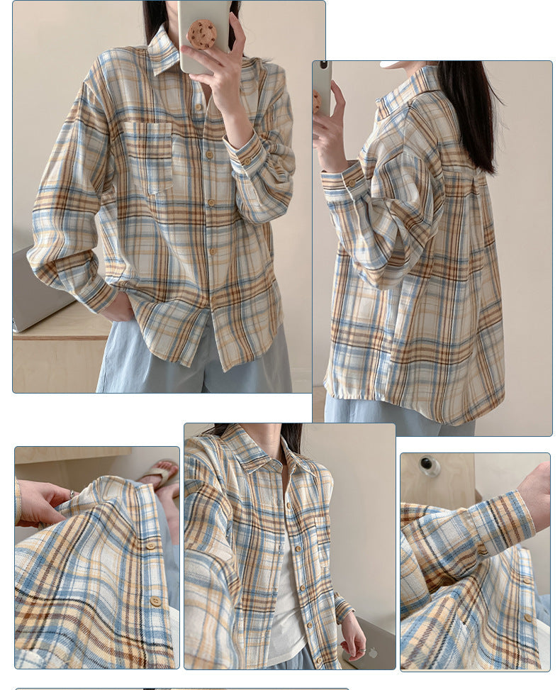 レディース トップス シャツ 長袖 襟付き かわいい 大人可愛い きれいめ カジュアル おしゃれ チェック 春 秋 学生 デート お出かけ お泊まり 旅行 ショッピング お花見 カフェ ランチ お家時間 重ね着 コーデ 楽ちん 普段使い 着回し M L XL 2XL ベージュ ピンク 水色 ブルー ネイビー 前開き こなれ感 ボーイッシュ スポーティー ラブリー ナチュラル 誕生日 ママ オフィス アウトドア キャンプ イベント リゾート 公園 バカンス ガーデン 発表会 コンサート 双子 モテ