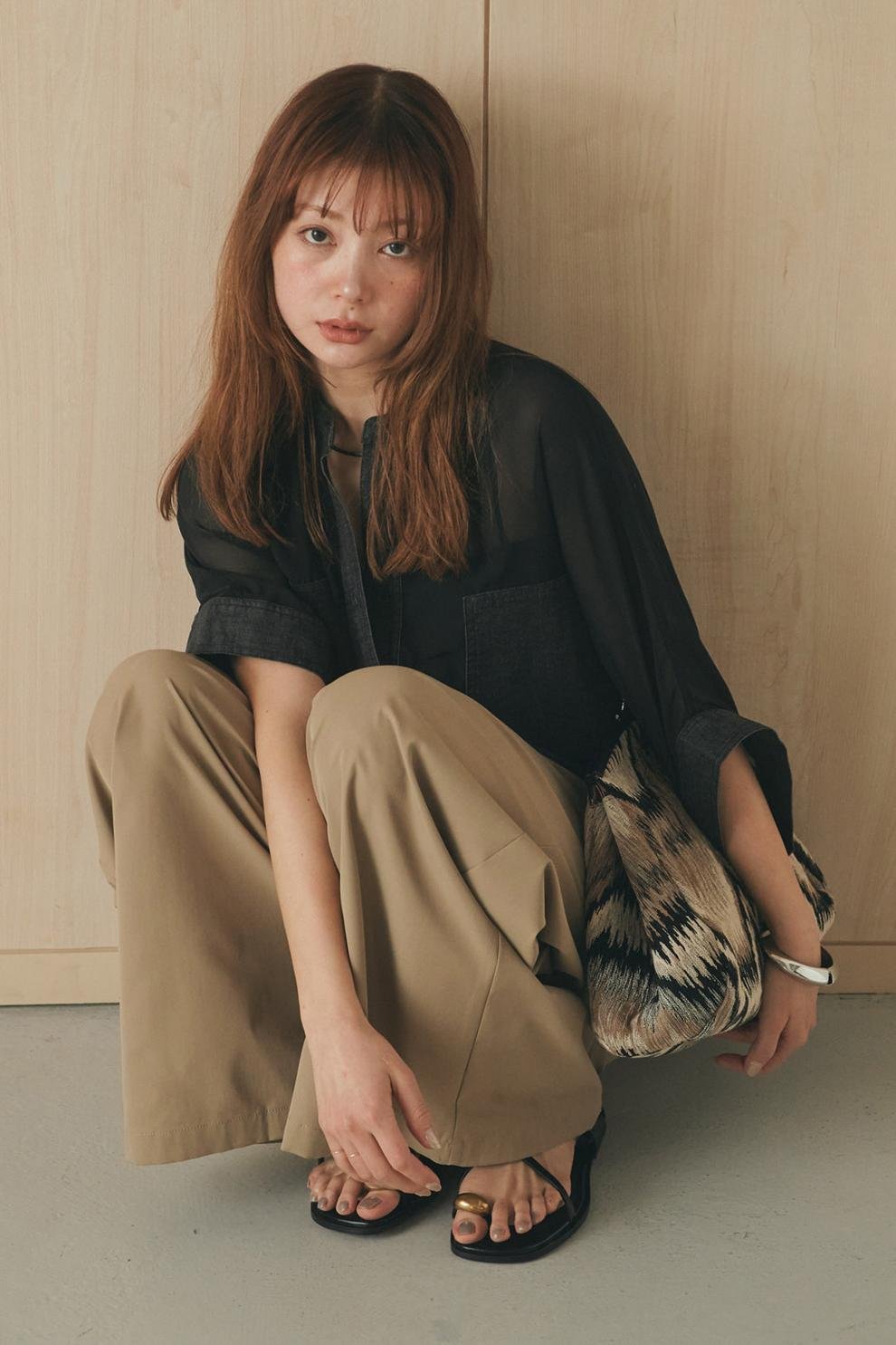 レディース トップス 半袖 無地 ゆったり デニム 春夏 カジュアル きれいめ 通勤 春 夏 シンプル 上品 都会的 配色