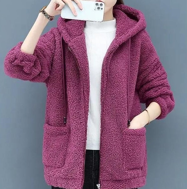 レディース ジャケット パーカー フリース アウター 上着 ロング 長袖 フード フェミニン ストリート もこもこ ふわふわ ふっくら ファスナー ポケット ハイウエスト 前開き ヴィンテージ アメカジ かわいい 大人可愛い シンプル カジュアル おしゃれ マニッシュ スポーティー 無地 秋 冬 アウトドア キャンプ 暖かい 防寒 普段使い 着回し 定番 M L XL 2XL 3XL 4XL 小さいサイズ 大きいサイズ ビッグ ゆったり ゆる 黒 ブラック 紫 ブラウン ベージュ ブルー レッド 赤 青