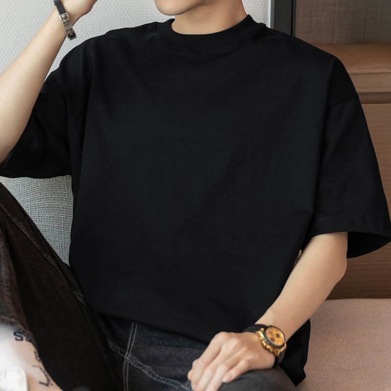 Tシャツ 半袖 無地 ゆったり コットン 綿 春夏 カジュアル アメリカン 春 夏 ラウンドネック シンプル シャツ