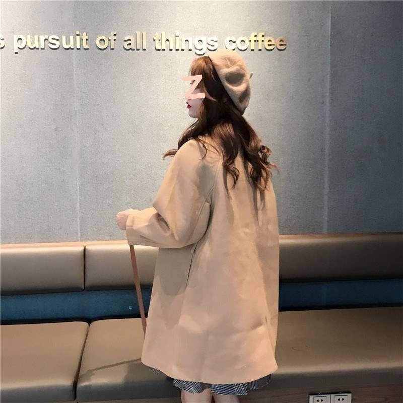 レディース コート アウター 上着 ゆったり きちんと感 抜け感 ステンカラーコート 長袖 ボリューム袖 襟付き Aライン フェミニン ポケット 前開き ボタン かわいい 大人可愛い シンプル カジュアル おしゃれ こなれ感 ラフ ガーリー 主役級 存在感 抜け感 ナチュラル 無地 秋 冬 デート お出かけ 女子会 休日 ショッピング カフェ 重ね着 体型カバー 普段使い 着回し レイヤード スタイリッシュ スタイルアップ XS S M L XL キャメル ブラック