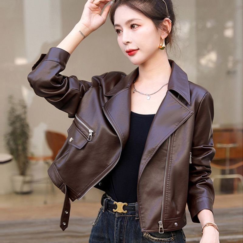 レディース ジャケット 長袖 春夏 カジュアル きれいめ 春 ショート 夏 秋 上品 レザー タイ ストレッチ アウター レザージャケット テーラードジャケット