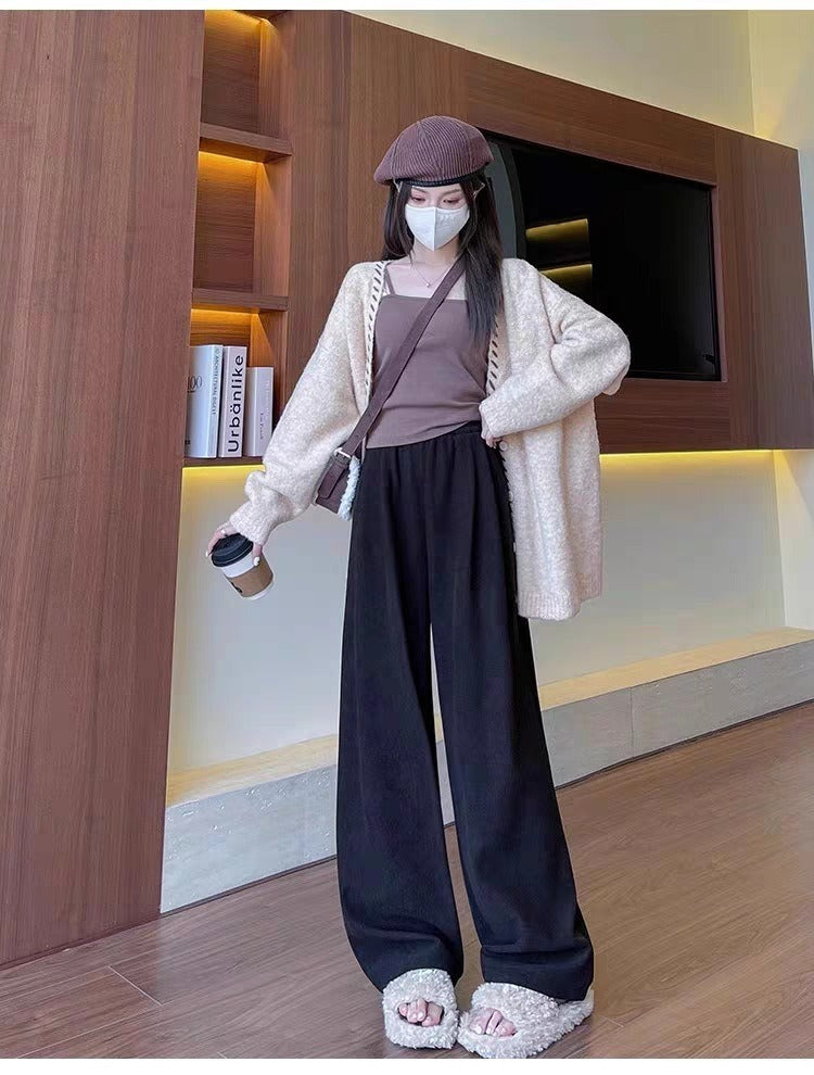 レディース パンツ ボトムス ロングパンツ ワイドパンツ ロング ポケット ハイウエスト アメカジ かわいい 大人可愛い きれいめ シンプル カジュアル 上品 おしゃれ こなれ感 抜け感 ベーシック 無地 春 秋 学生 学校 通学 お出かけ お泊まり 休日 高原 ガーデン ショッピング コンパ 脚長 普段使い 着回し 定番 S M L XL ゆったり 黒 ブラック 茶色 ブラウン ダークグレー オフホワイト ベーシックカラー