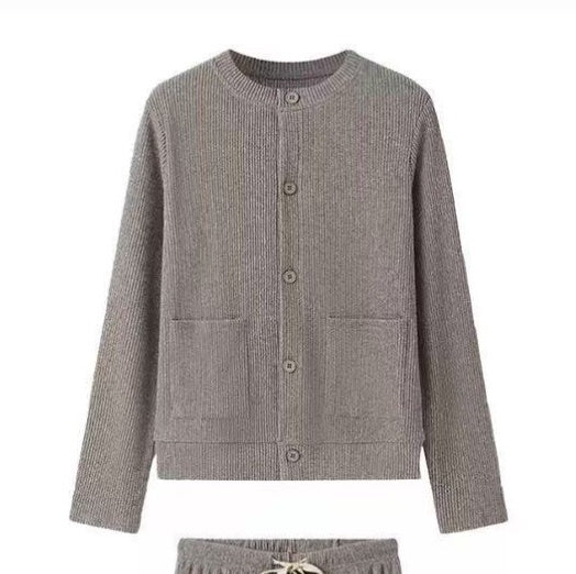 レディース トップス パンツ ボトムス ルームウェア パジャマ 部屋着 2点セット 上下セット ストレートパンツ 丈長 フルレングス 長袖 クルーネック ポケット ハイウエスト きれいめ シンプル カジュアル おしゃれ レトロ 抜け感 クラシカル ベーシック ナチュラル リラックス 無地 春 秋 お泊まり 休日 お家時間 美脚 脚長 普段使い 定番 S M L XL 2XL 小さいサイズ 大きいサイズ ゆったり ゆる 黒 ブラック 茶色 ブラウン グレー ライトグレー ダークグレー ベージュ ネイビー