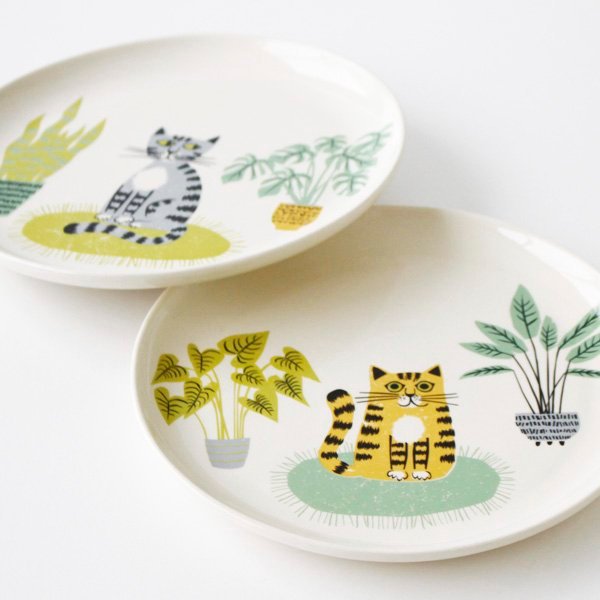 お皿 Hannah Turner ネコ Ginger Cat Side Plate