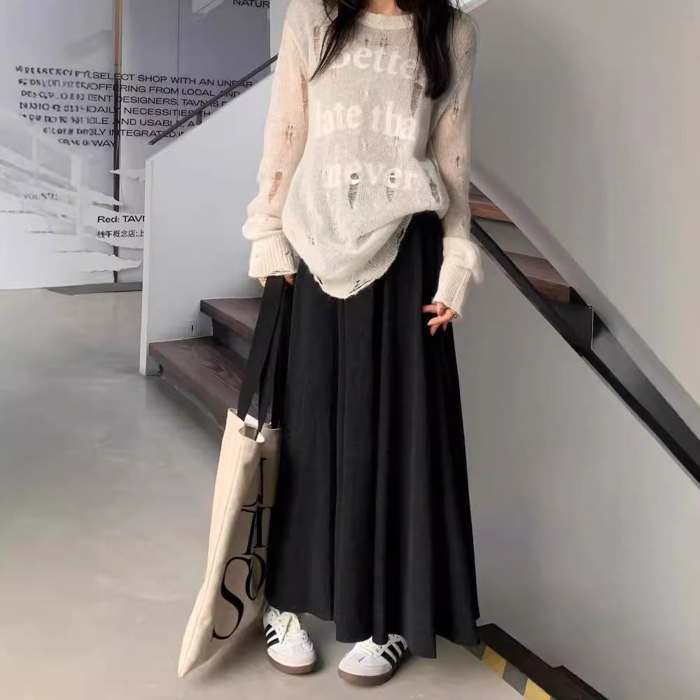 レディース スカート ロングスカート ロング 丈長 かわいい 大人可愛い きれいめ シンプル カジュアル 上品 おしゃれ ラブリー キュート 無地 オールシーズン 誕生日 母の日 ママ デート お出かけ アウトドア キャンプ イベント リゾート 旅行 海 レストラン 女子会 休日 バカンス 高原 ホテル ガーデン ショッピング お花見 合コン 婚活 モノトーン ランチ お家時間 コーデ 楽ちん 体型カバー 着回し モテ 清楚 定番 S M L XL 2XL 白 黒 グレー ダークグレー ブルー レッド