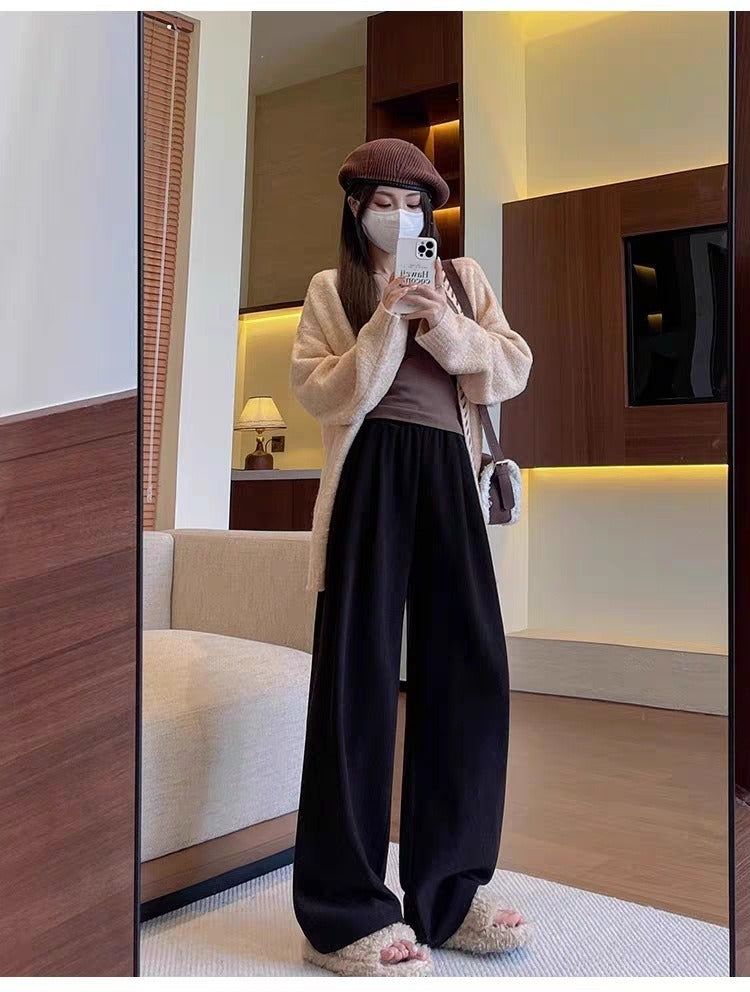 レディース パンツ ボトムス ロングパンツ ワイドパンツ ロング ポケット ハイウエスト アメカジ かわいい 大人可愛い きれいめ シンプル カジュアル 上品 おしゃれ こなれ感 抜け感 ベーシック 無地 春 秋 学生 学校 通学 お出かけ お泊まり 休日 高原 ガーデン ショッピング コンパ 脚長 普段使い 着回し 定番 S M L XL ゆったり 黒 ブラック 茶色 ブラウン ダークグレー オフホワイト ベーシックカラー