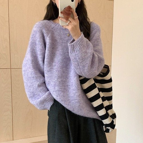 レディース ニット カーディガン コート 長袖 無地 秋冬 秋 膝丈 ラウンドネック シンプル 冬 上品 リボン セーター ストレッチ ポリエステル 灰色
