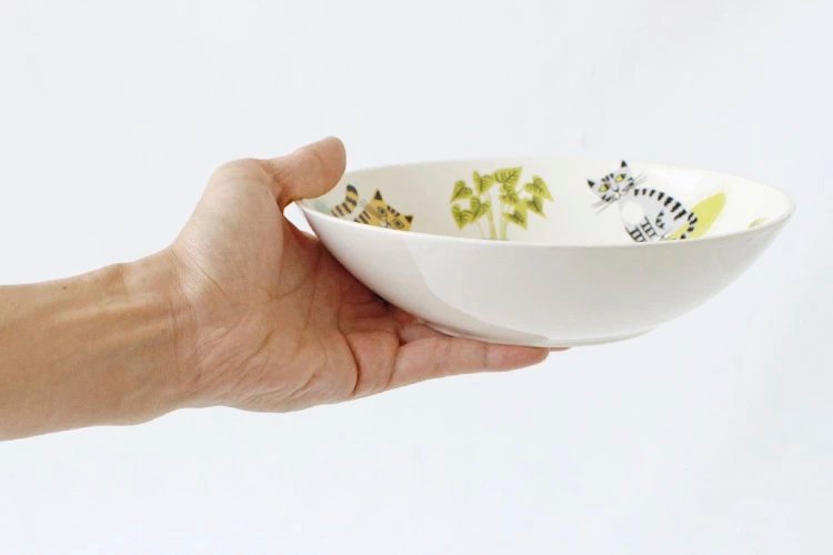 お皿 Hannah Turner ネコ Cat Pasta Bowl
