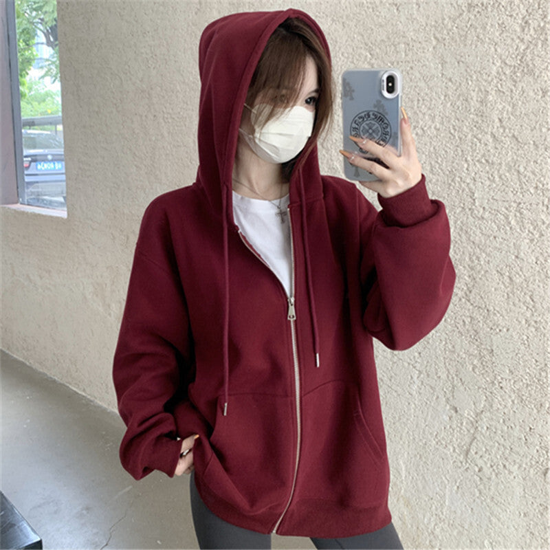レディース トップス パーカー トレーナー 前開き 長袖 フード ストリート ポケット 前開き かわいい シンプル カジュアル おしゃれ かっこいい こなれ感 ラフ メンズライク スポーティー ルーズ クール とろみ感 抜け感 無地 春 秋 冬 学生 学校 通学 部活 ジム 公園 休日 重ね着 お揃い 楽ちん 普段使い 着回し トレンド S M L XL 白 ホワイト 黒 ブラック 紫 ライトグレー ダークグレー イエロー ピンク ブルー レッド くすみ アプリコット ネイビー ライトブルー