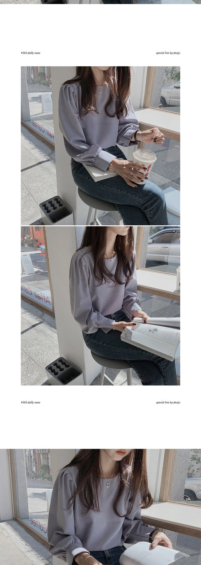 レディース トップス 長袖 無地 ゆったり きれいめ 通勤 体型カバー 膝丈 ラウンドネック シンプル 上品 切り替えデザイン ポリエステル