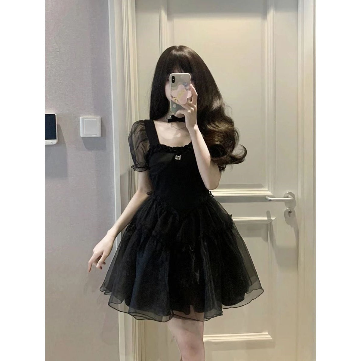 レディース ワンピース ドレス 半袖 大人可愛い きれいめ シンプル 上品 おしゃれ ラブリー キュート ロリータ 無地 春 夏 発表会 デート お出かけ パーティー イベント リゾート レストラン 女子会 休日 ショッピング お花見 合コン コンパ カフェ 婚活 コーデ モテ S M L XL 黒 膝上 スリム 細身 異国風 こなれ感 モード系 エレガント ラブリー キュート プリンセス 誕生日 謝恩会 結婚式 二次会 発表会 冠婚葬祭 ママ リゾート レストラン コンサート ライブ コスプレ